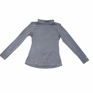 Women’s Stio Gray Cowl Neck Long Sleeve Tee M Ski Jackson Hole